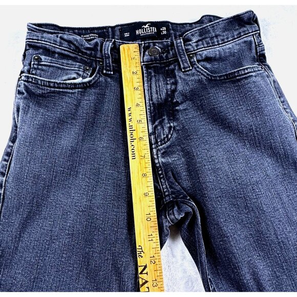 Hollister Mens Black Jeans W29 L30 Straight Fit Hollister Flex Denim Durable - Picture 5 of 8